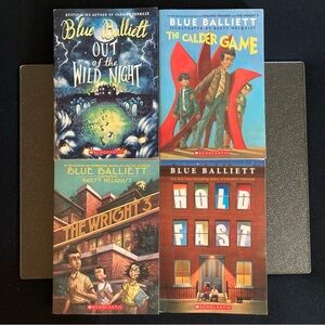 4 Blue Balliett books